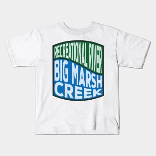 Big Marsh Creek Recreational River wave Kids T-Shirt